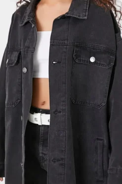 Oversized Denim Trucker Jacket