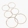 Oversized Hoop Earring Set