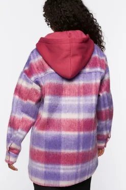 Oversized Plaid Longline Coat