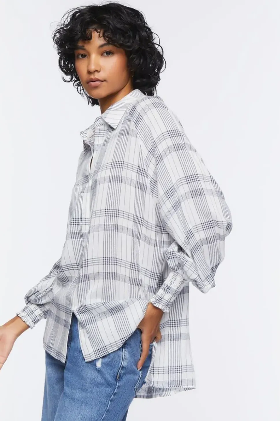Oversized Plaid Shirt
