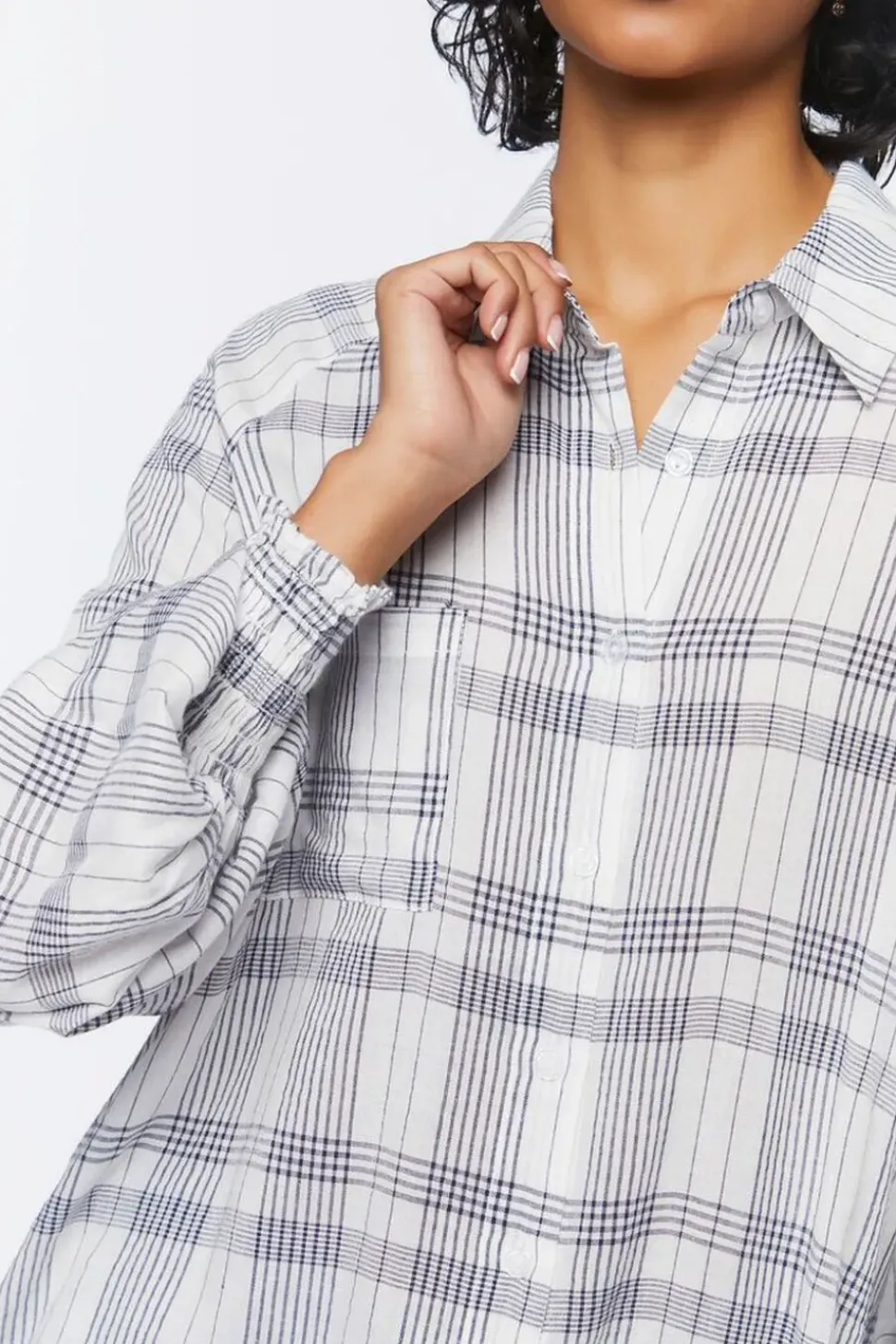Oversized Plaid Shirt