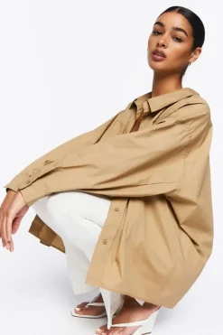 Oversized Poplin Shirt