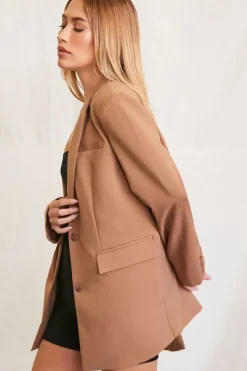 Oversized Single-Breasted Blazer