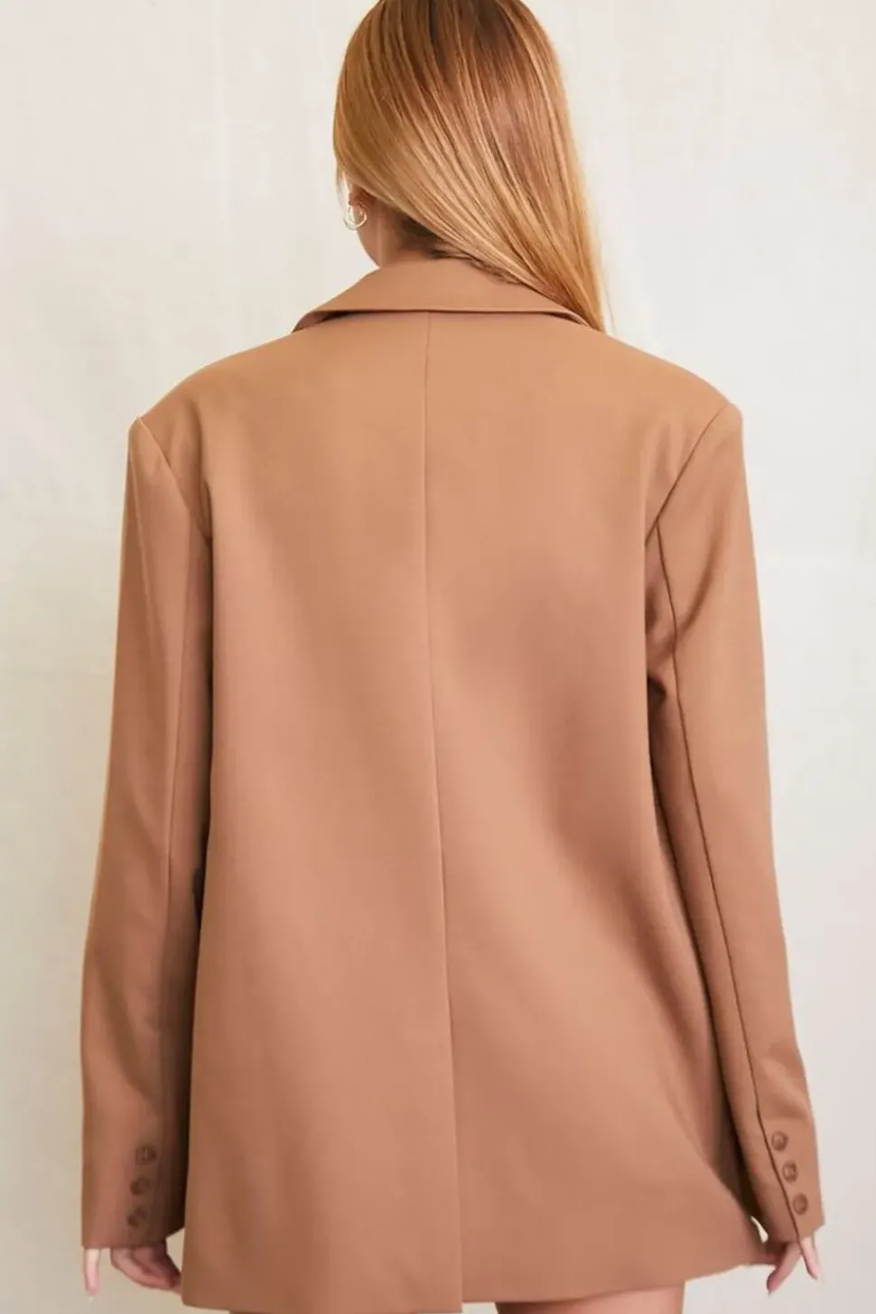 Oversized Single-Breasted Blazer