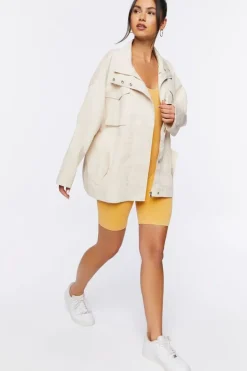 Oversized Snap-Button Shacket