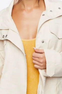 Oversized Snap-Button Shacket
