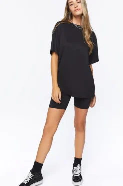 Oversized Tee & Biker Short Set