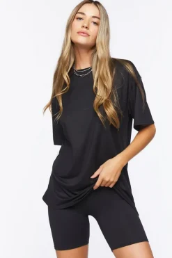 Oversized Tee & Biker Short Set