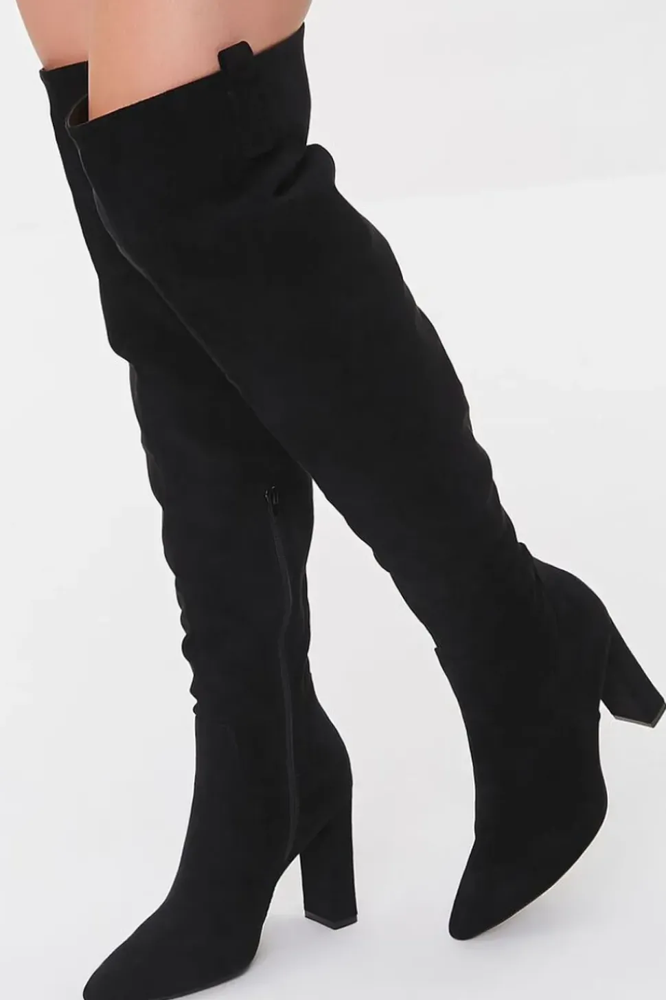 Over-The-Knee Block Heel Boots