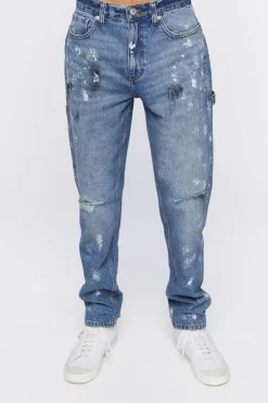 Paint Splatter Cargo Jeans