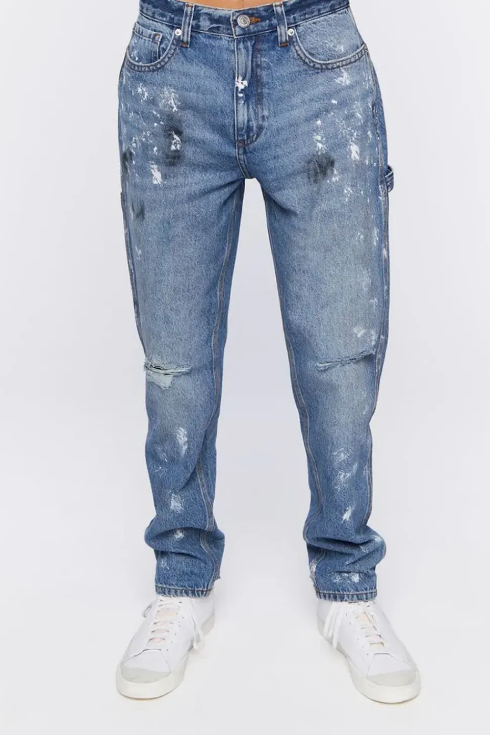 Paint Splatter Cargo Jeans