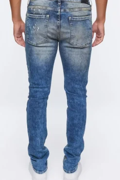 Paint Splatter Skinny Jeans
