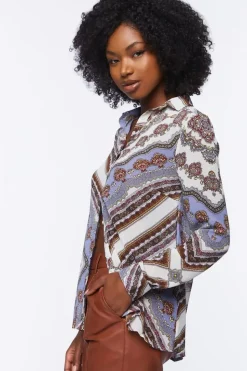 Paisley Print Buttoned Shirt