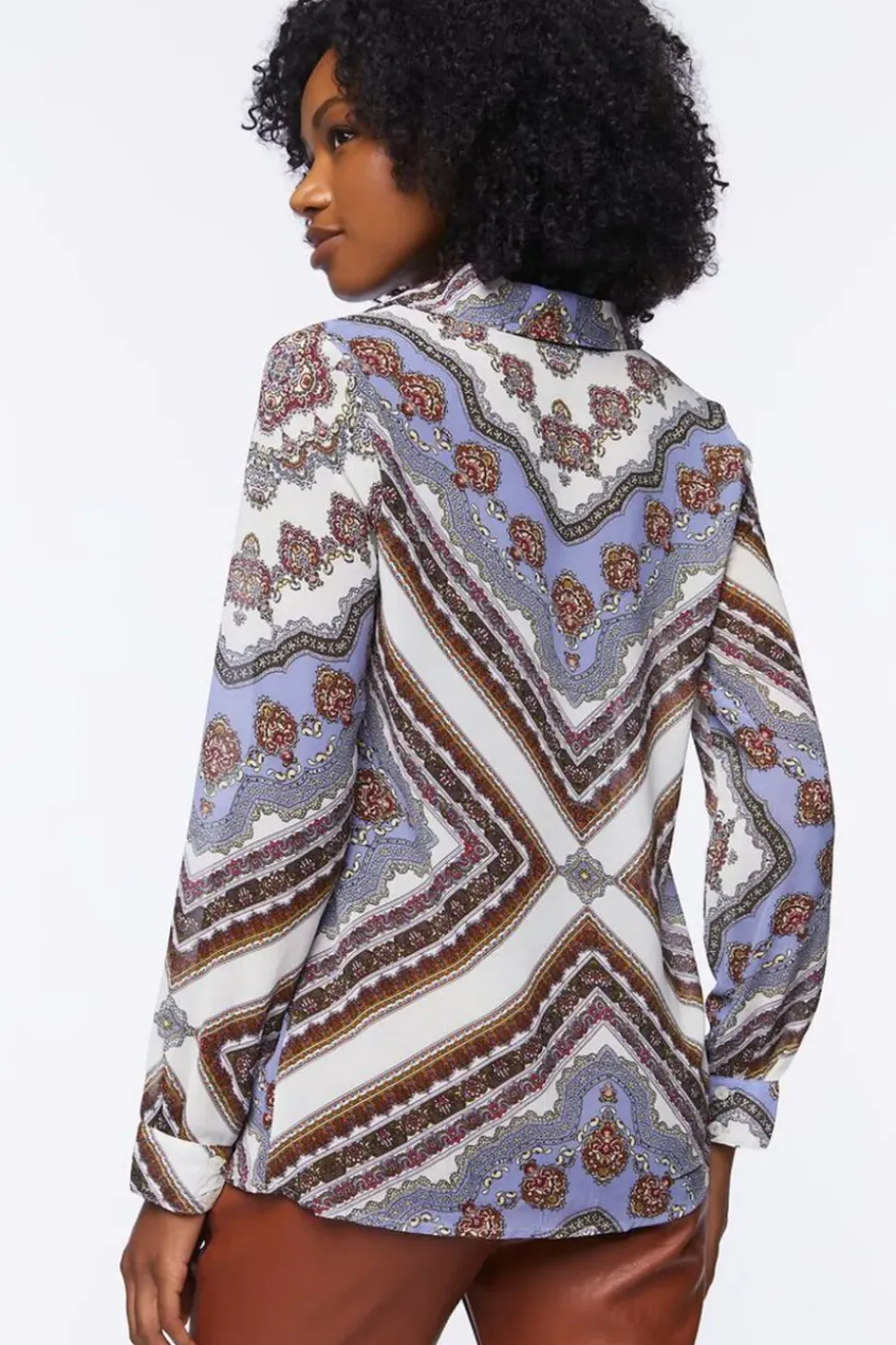 Paisley Print Buttoned Shirt