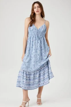 Paisley Print Cami Maxi Dress