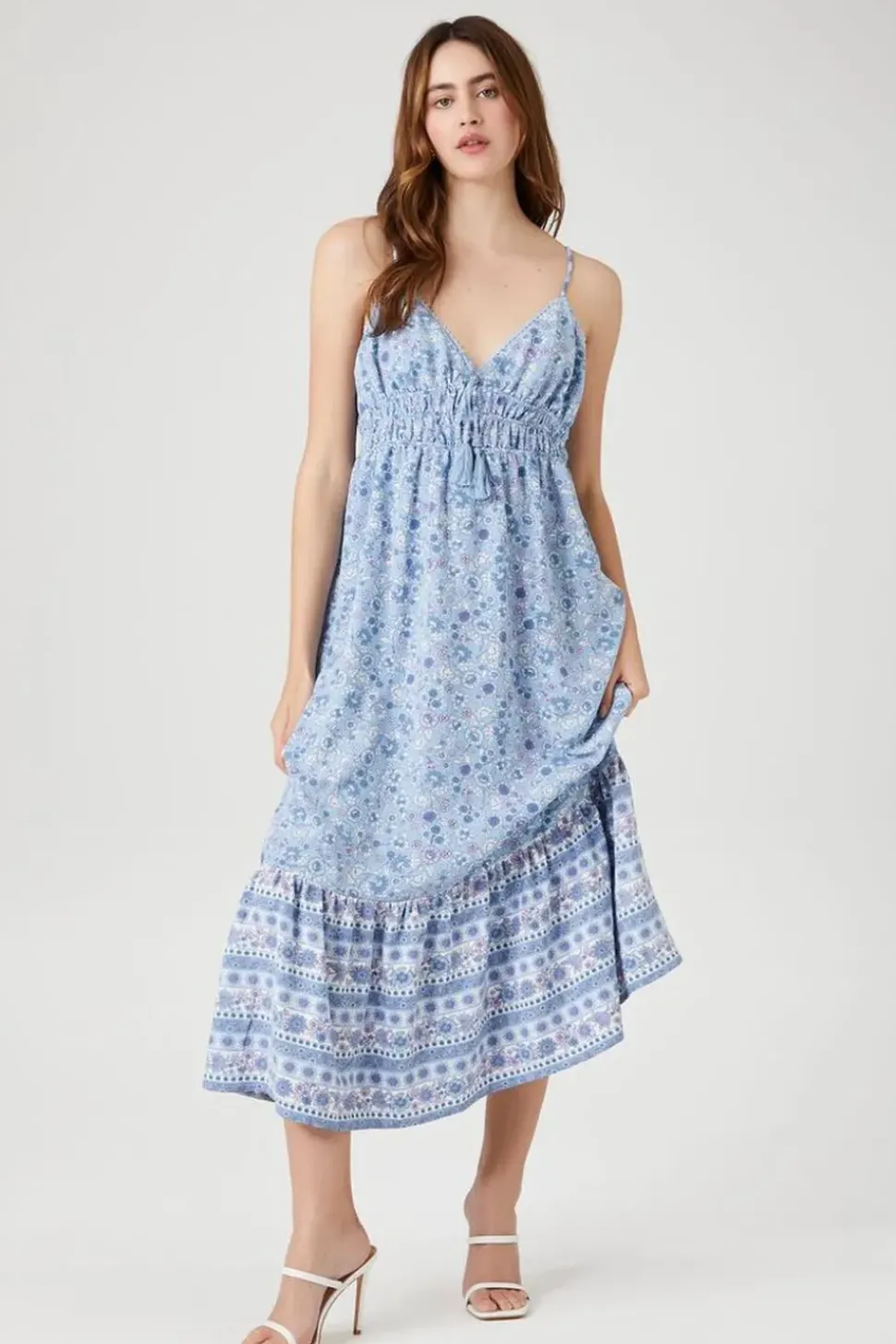 Paisley Print Cami Maxi Dress