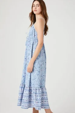 Paisley Print Cami Maxi Dress