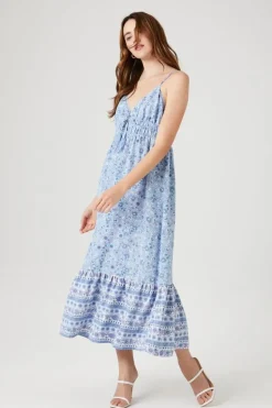 Paisley Print Cami Maxi Dress