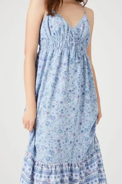 Paisley Print Cami Maxi Dress