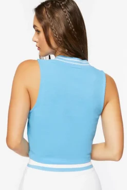 Palm Beach Leisure Club Graphic Crop Top