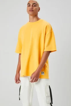 Palm Tree Patch Short-Sleeve Sweatshirt