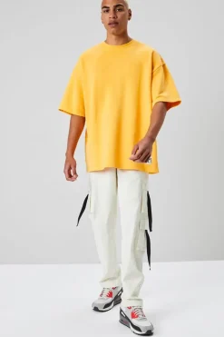 Palm Tree Patch Short-Sleeve Sweatshirt