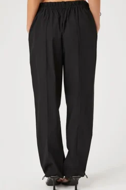 Paperbag Drawstring-Hem Joggers