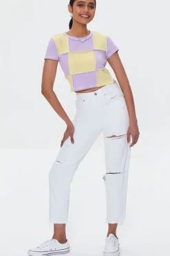 Patchwork Cropped Tee