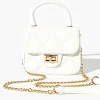 Pebbled Vinyl Mini Crossbody Bag