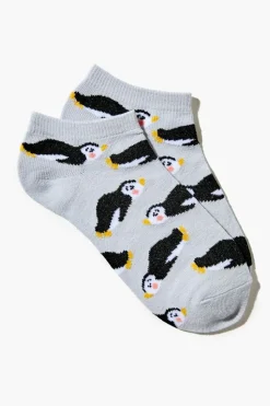 Penguin Print Ankle Socks