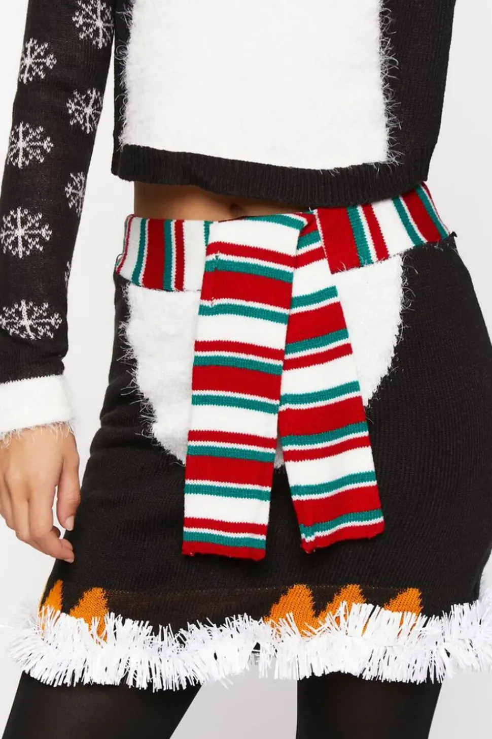 Penguin Sweater & Skirt Set
