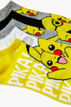 Pikachu Ankle Socks Set - 5 Pack