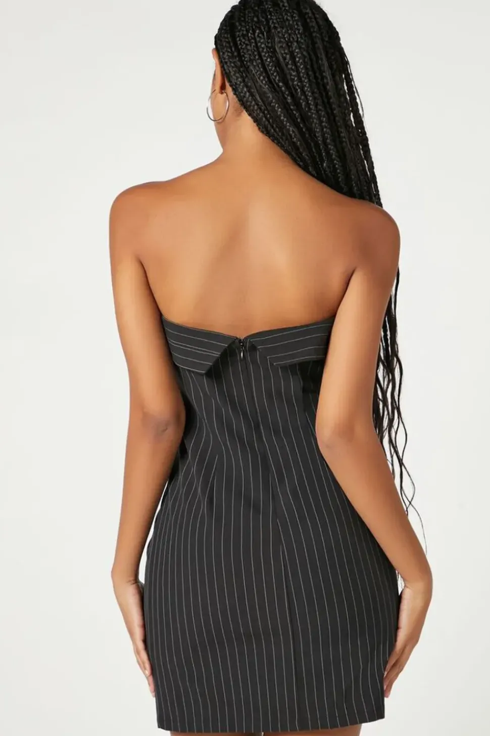 Pinstriped Mini Dress