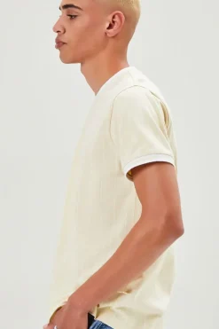 Pinstriped Ringer Tee