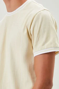 Pinstriped Ringer Tee