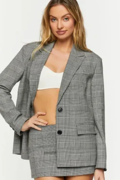 Plaid A-Line Mini Skirt