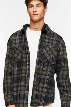 Plaid Combo Flannel Shirt