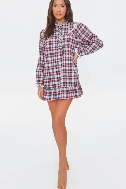 Plaid Flannel Nightgown