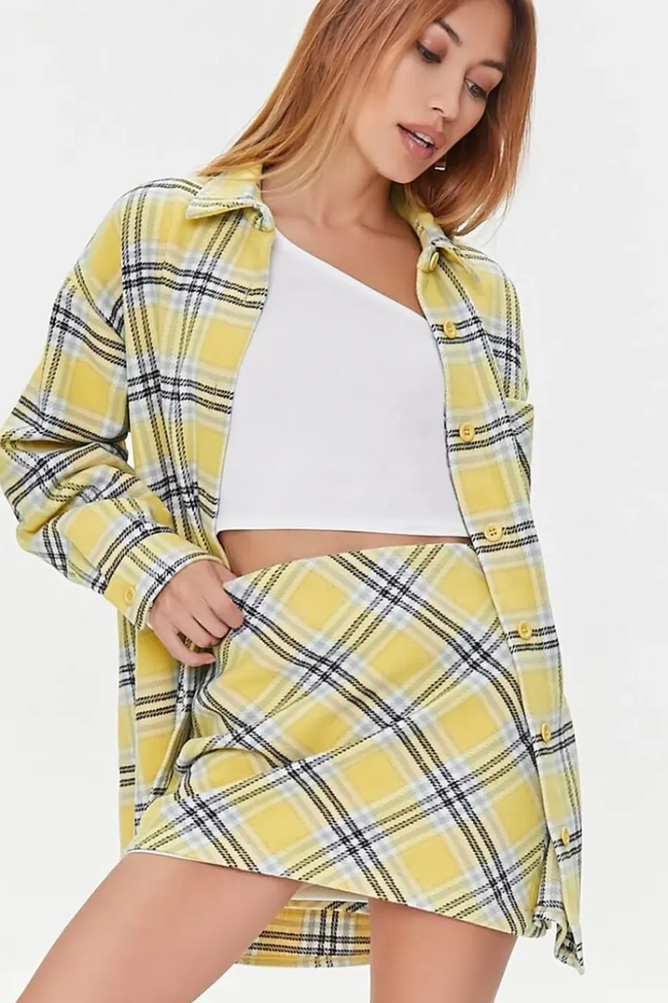 Plaid Mini Skirt