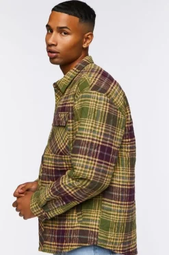 Plaid Quilted Shacket
