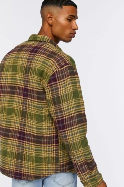 Plaid Quilted Shacket