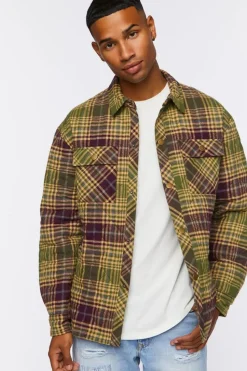 Plaid Quilted Shacket