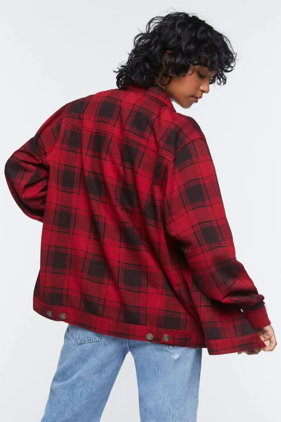 Plaid Trucker Jacket