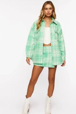 Plaid Wrap Skort