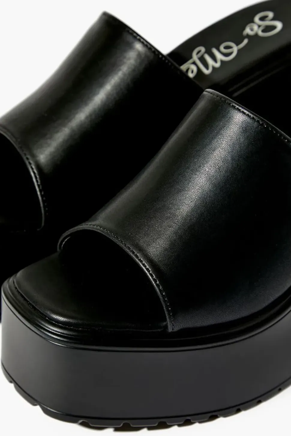 Platform Open-Toe Block Heels