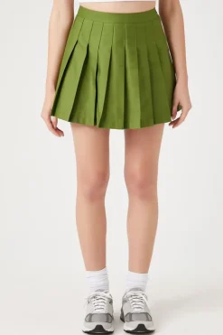 Pleated Mini Skirt