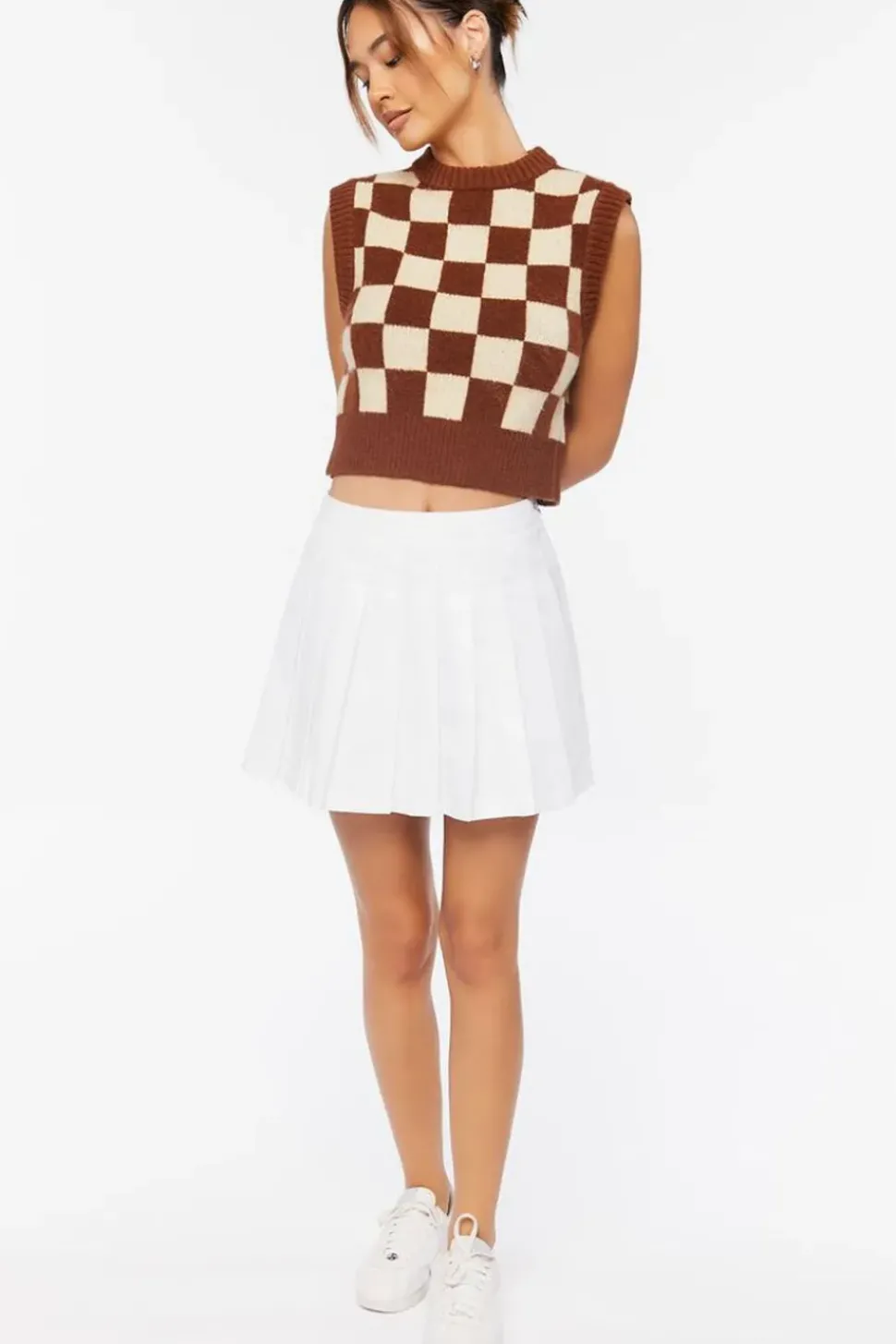 Pleated Mini Skirt
