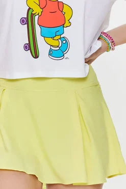 Pleated Mini Skort