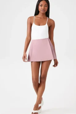 Pleated Mini Skort