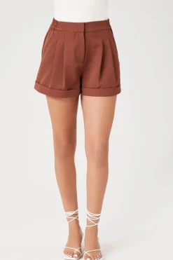 Pleated Trouser Shorts